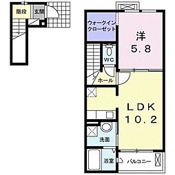 間取図画像 1LDK