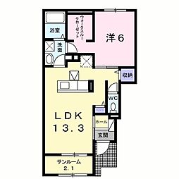 間取図画像 1LDK