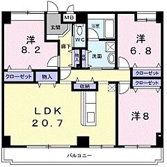 物件の間取り