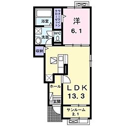 間取図画像 1LDK