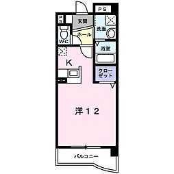 間取図画像 1K