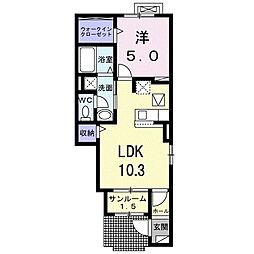 間取図画像 1LDK