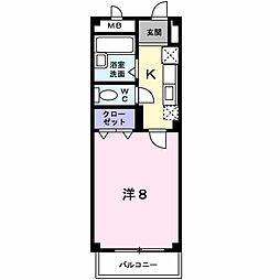 間取図画像 1K