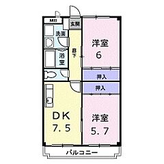 物件の間取り