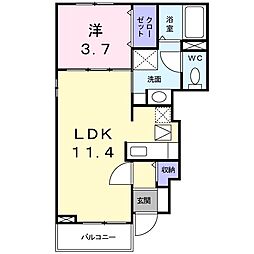 間取図画像 1LDK