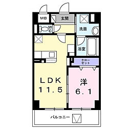 間取図画像 1LDK