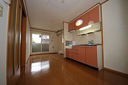 プラージュ　Ａ 203 2階2DKのリビング/ダイニング