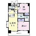 ヴィラ御笠の森4階5.9万円