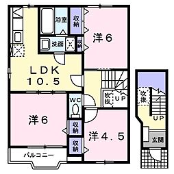 間取図画像 3LDK