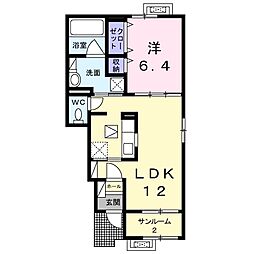 ヴィラ・ブリーズ3 1LDKの間取図画像