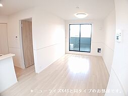 Ｙフォレスト長浜Ｂ 202 2階2LDKのリビング/ダイニング