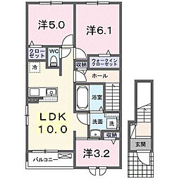 間取図画像 3LDK
