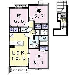 間取図画像 3LDK
