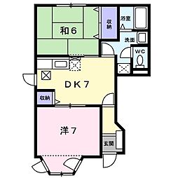 間取図画像 2DK