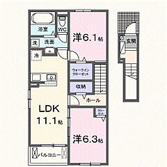 物件の間取り