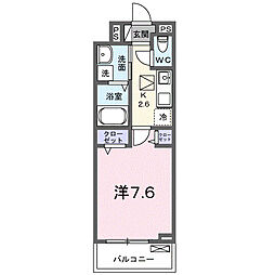 東山町アパート(028260201) 1Kの間取図画像