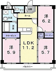 物件の間取り