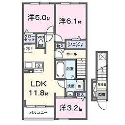 グランデ・ヴェリタ 3LDKの間取図画像