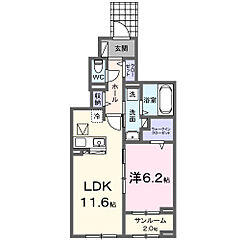 物件の間取り