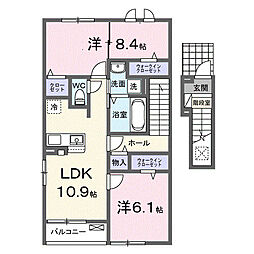 CAMELLiA(カメリア)2 2LDKの間取図画像