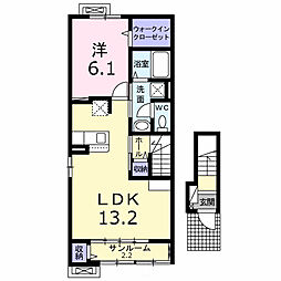 ルミナ 1LDKの間取図画像