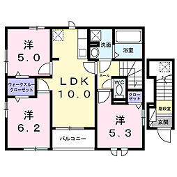 アネラ 3LDKの間取図画像