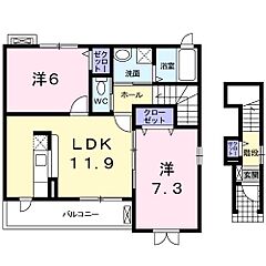 物件の間取り