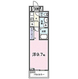 旭町1丁目アパート(028751901) 1Kの間取図画像