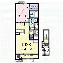 カルーナ 1LDKの間取図画像