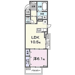 セリオ 1LDKの間取図画像
