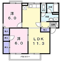 物件の間取り