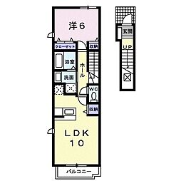 ハイアット・ネオ 1LDKの間取図画像