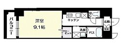 グランパール 1Kの間取図画像