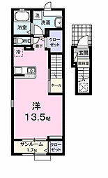 アーバン レジデンス 末広 ワンルームの間取図画像