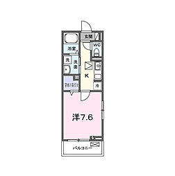 ニフティ レジデンス 1Kの間取図画像
