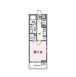 ニフティ レジデンス 1Kの間取図画像