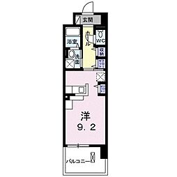 サニーレジデンス 1Kの間取図画像