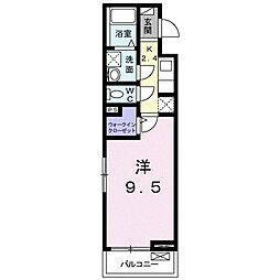 メゾンマーベラス 1Kの間取図画像