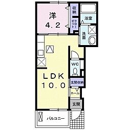 セイバリーレジデンスBE 1LDKの間取図画像
