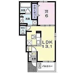 間取図画像 1LDK
