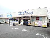 【ドラッグストア】ウエルシア下館二木成店まで550ｍ
