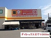 【ドラッグストア】ダイレックスまで1000ｍ