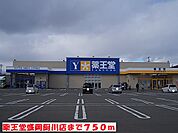【ドラッグストア】薬王堂盛岡厨川店まで750ｍ