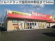 【ドラッグストア】ツルハドラッグ盛岡向中野店まで340ｍ
