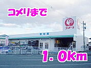 【ホームセンター】コメリまで1000ｍ