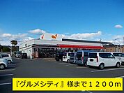 【スーパー】スーパー『グルメシティ』まで1200ｍ