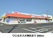 【ドラッグストア】ウエルネス大塚店まで300ｍ