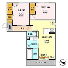 物件の間取り
