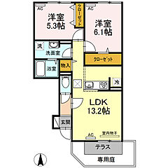 物件の間取り