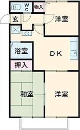 間取図画像 3DK